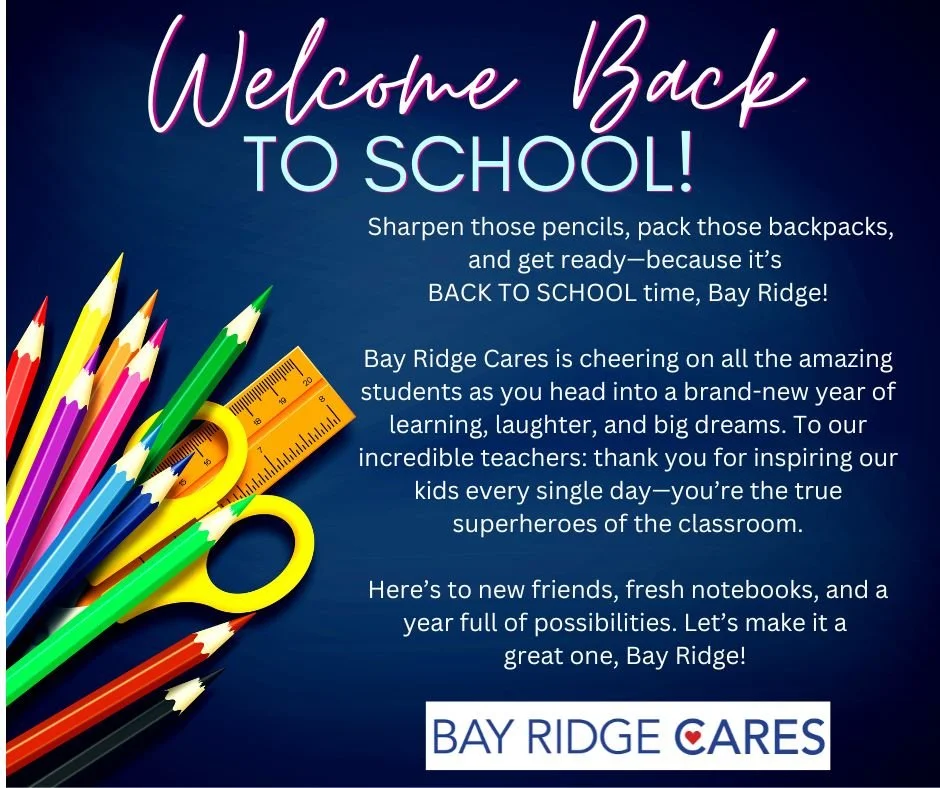 ππ¦ School’s in session so let's drive safe, Bay Ridge—those backpacks aren’t air bags. Driving safe is the easiest way to kick off the school year with a little Bay Ridge kindness.