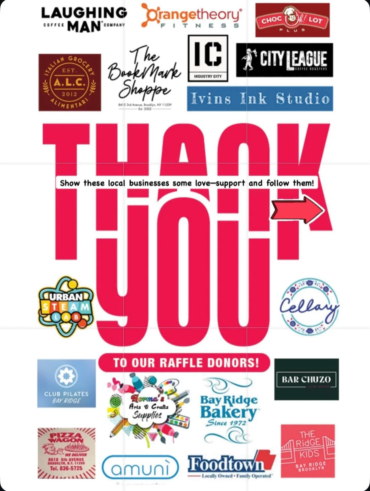 A big THANK YOU stack to our raffle donors! 🥞💛
Your generosity made last month&rsquo;s Pancake Breakfast a huge success.
Grateful this month and always.
Show these local businesses some love&mdash;support and follow them!
@laughingmancoffee 
@cella