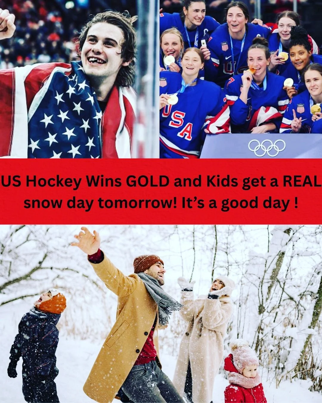 #USAHockey #SnowDay