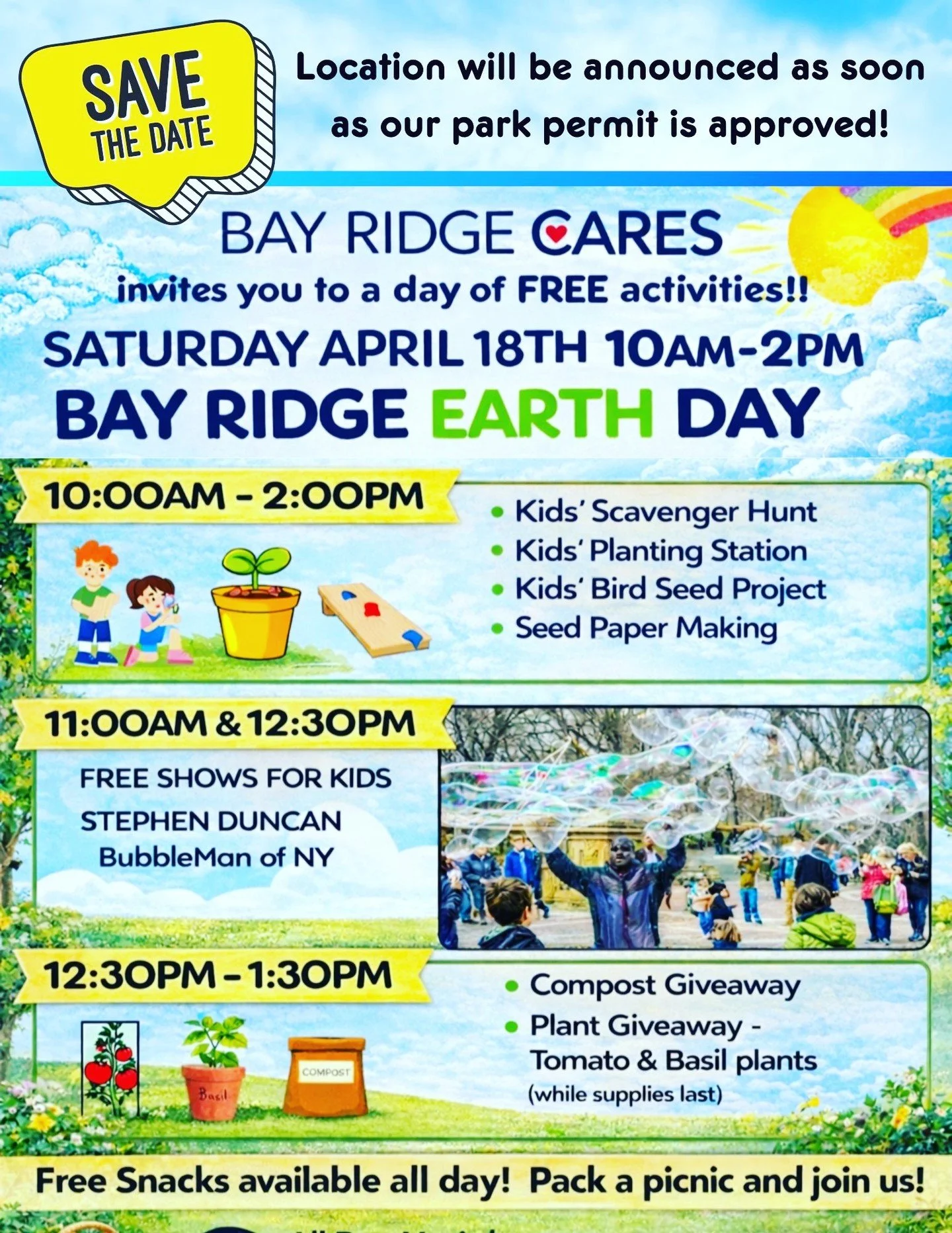 Something to look forward to! #bayridgeearthday #familyfun