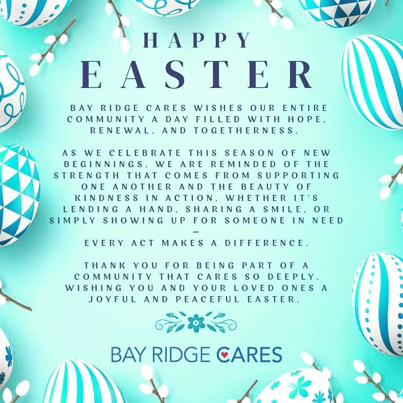 #BayRidgeCares #Easter #Community #Hope #Renewal