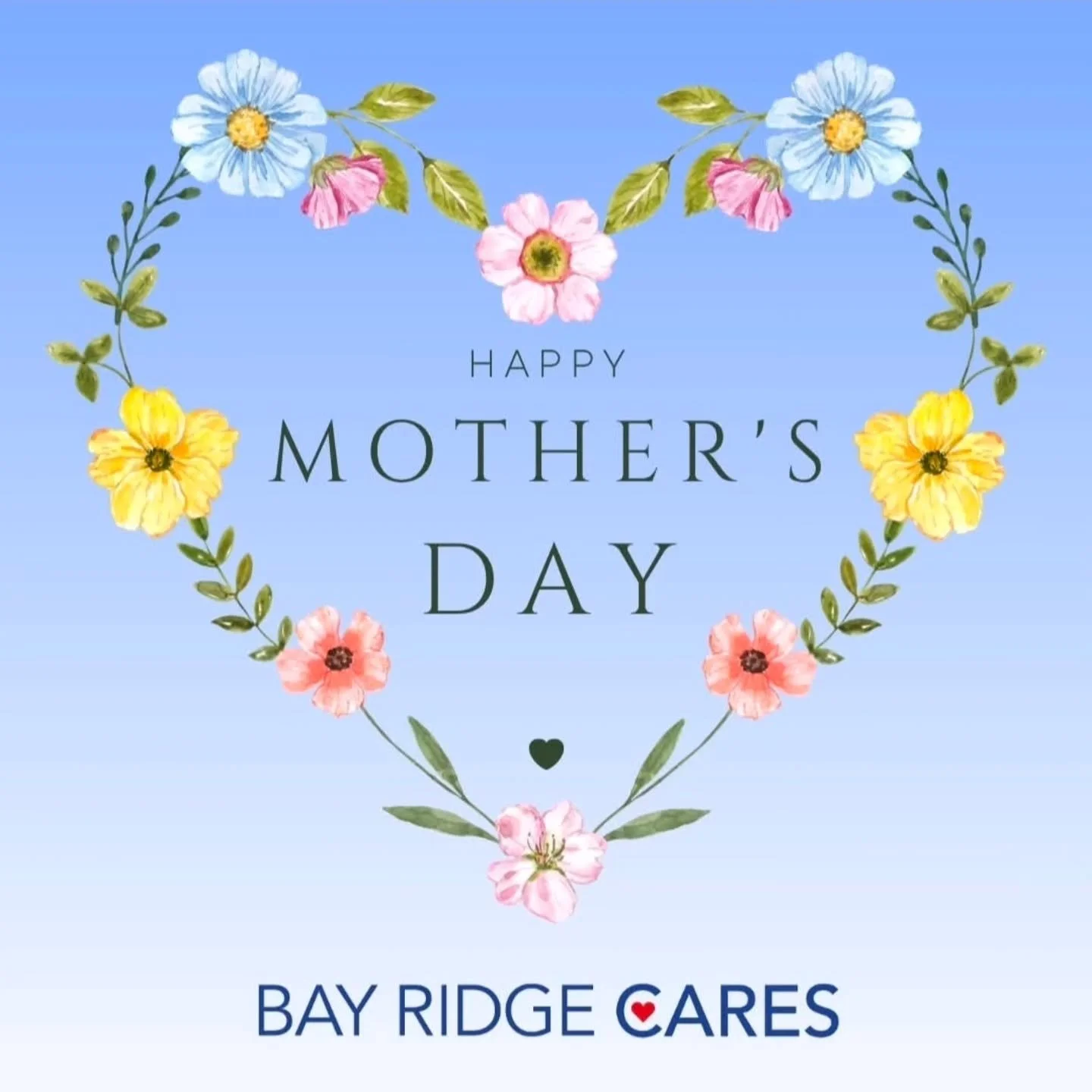 Happy Mother&rsquo;s Day from Bay Ridge Cares 💐

Today, we celebrate all those who nurture, guide, support, and love with a mother&rsquo;s heart. To moms, grandmothers, stepmothers, foster mothers, aunts, caregivers, mentors, and all who play a mean