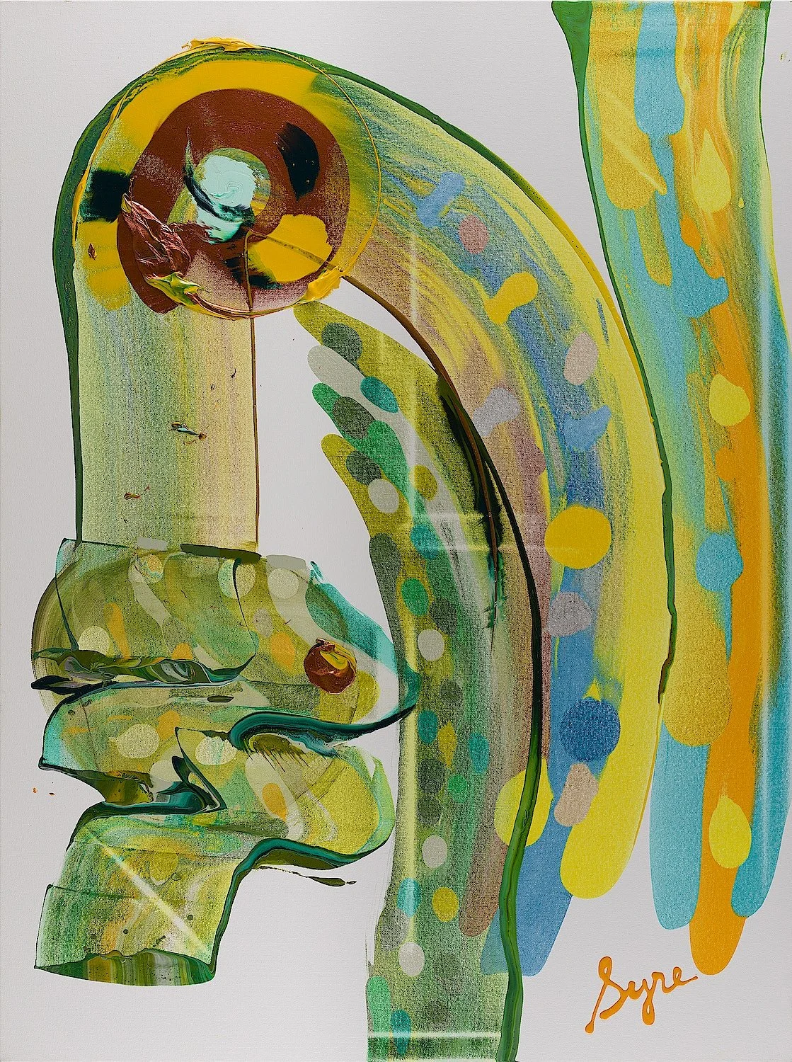 Emotion , 2023, Acrylic on canvas, 48 x 36 in