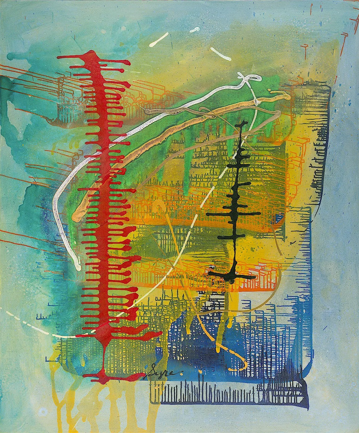  Untitled  2026 (circa), Acrylic on canvas, 72 x 60 in