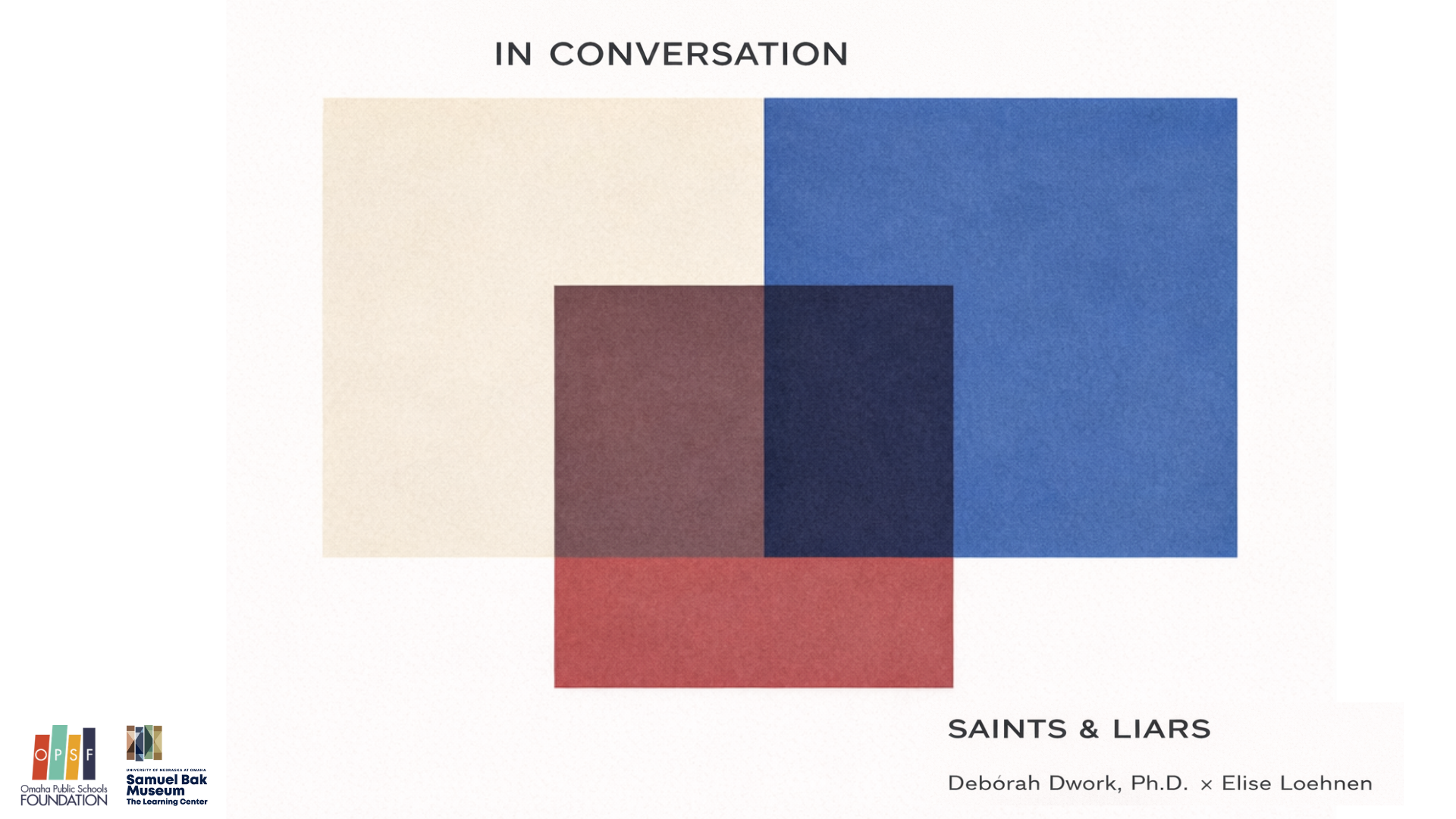 Omaha, NE: In Conversation with Historian Debórah Dwork (In-Person)