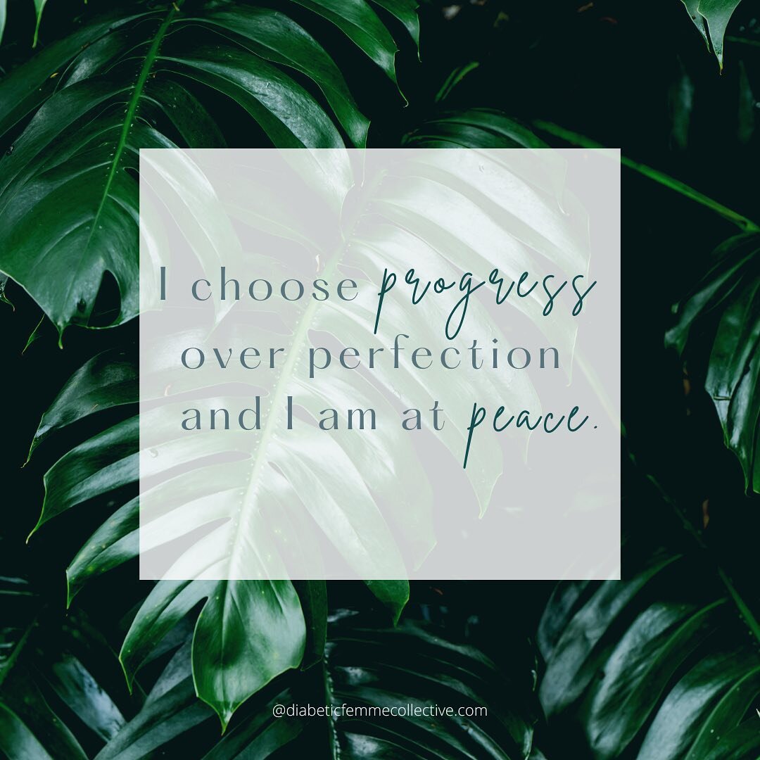 CAN I TELL YOU A LITTLE SECRET? 🤫 ⁣
⁣
Have you been operating under the mantra of perfection when it comes to lowering your A1c and losing weight saying:⁣⁣
⁣⁣
👉🏻 If I don&rsquo;t eat perfectly I may as well give up.⁣⁣
👉🏻 I can&rsquo;t get in my 