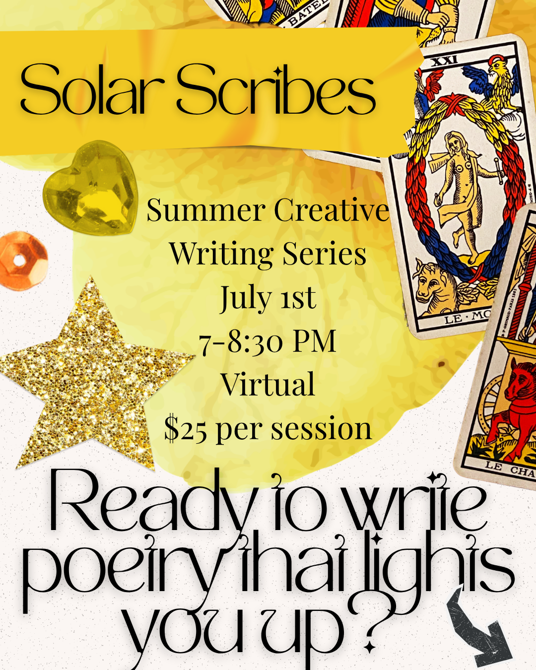 Unlock Your Creative Voice This Summer: Introducing Solar Scribes Writing Circle!