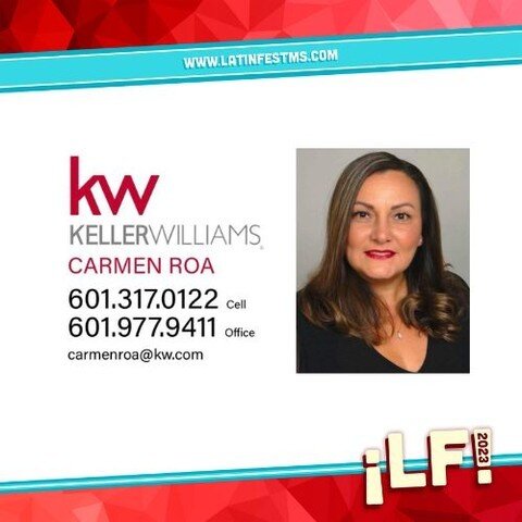 We're glad to have @carmenroarealtor as a vendor for this year's event!