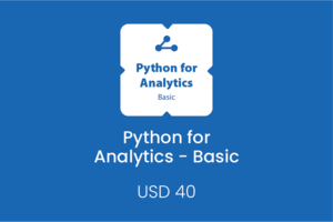 Python for Analytics (Basic)Certification Exam Fee: USD40