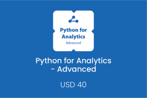 Python for Analytics (Advanced)Certification Exam Fee: USD40