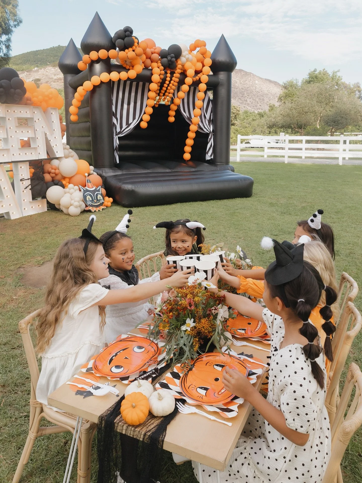 The year vintage took Halloween by storm 🎃

Venue: @ranchoguejitoweddings @ranchoguejitovineyard
Photo: @salome_palomino
Concept + design: @siftedandsugaredstudio
Planner + coordination: @inflateeventssandiego
Bounce, table + chairs: @inflatesandieg