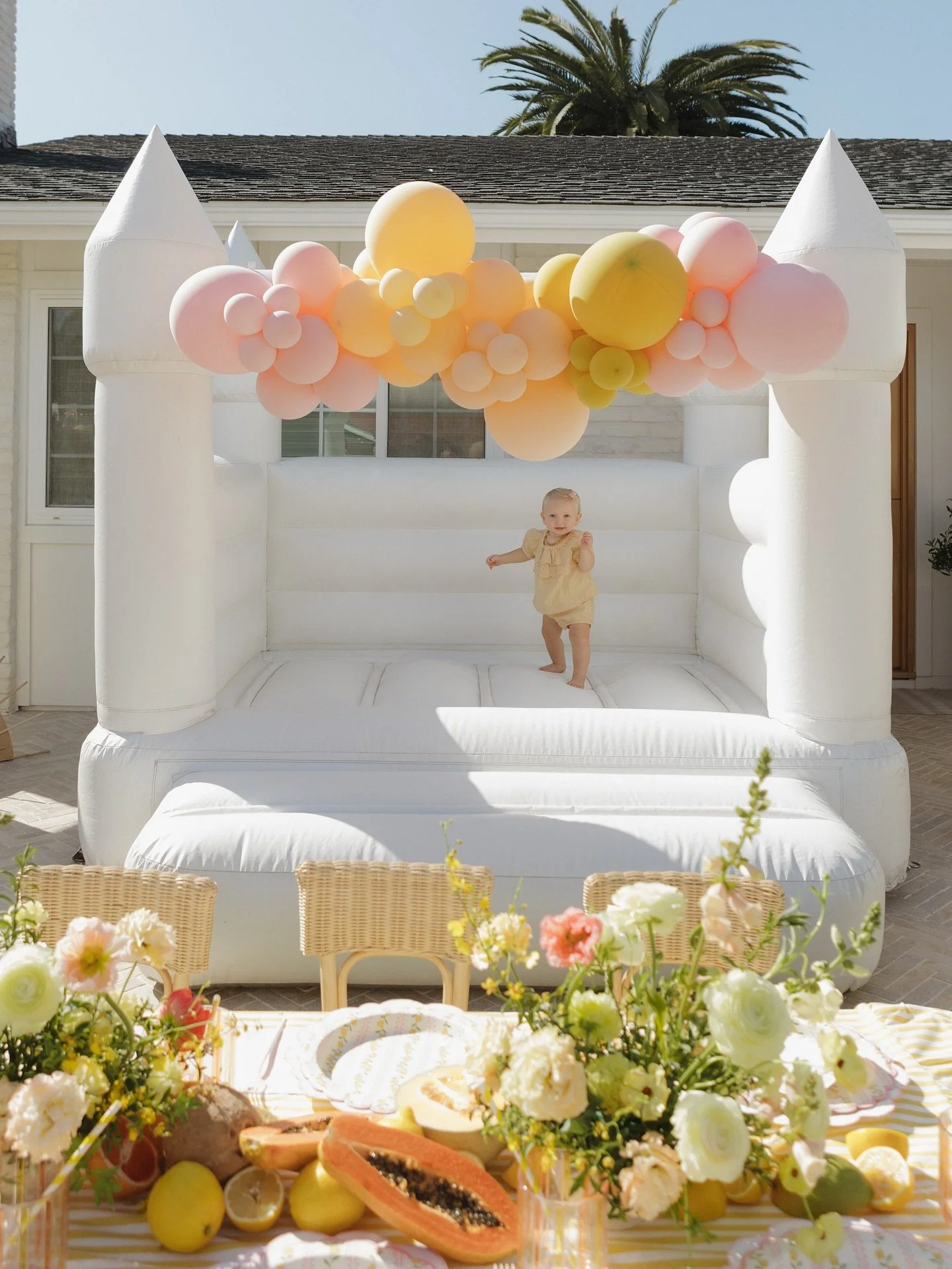 Marlowe turned one in the sun ☀️ The perfect theme for a San Diego baby!

Design: @siftedandsugaredstudio
Planning: @inflateeventssandiego
Photography: @salome_palomino
Content: @alessiamariecreative
Cookies &amp; cake: @siftedandsugared
Bounce house