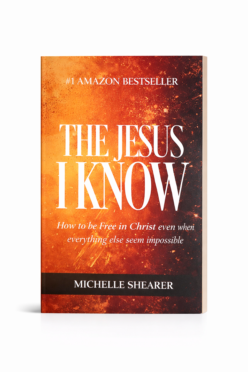 The Jesus I Know book by Michelle Shearer Christian self help and faith based book cover