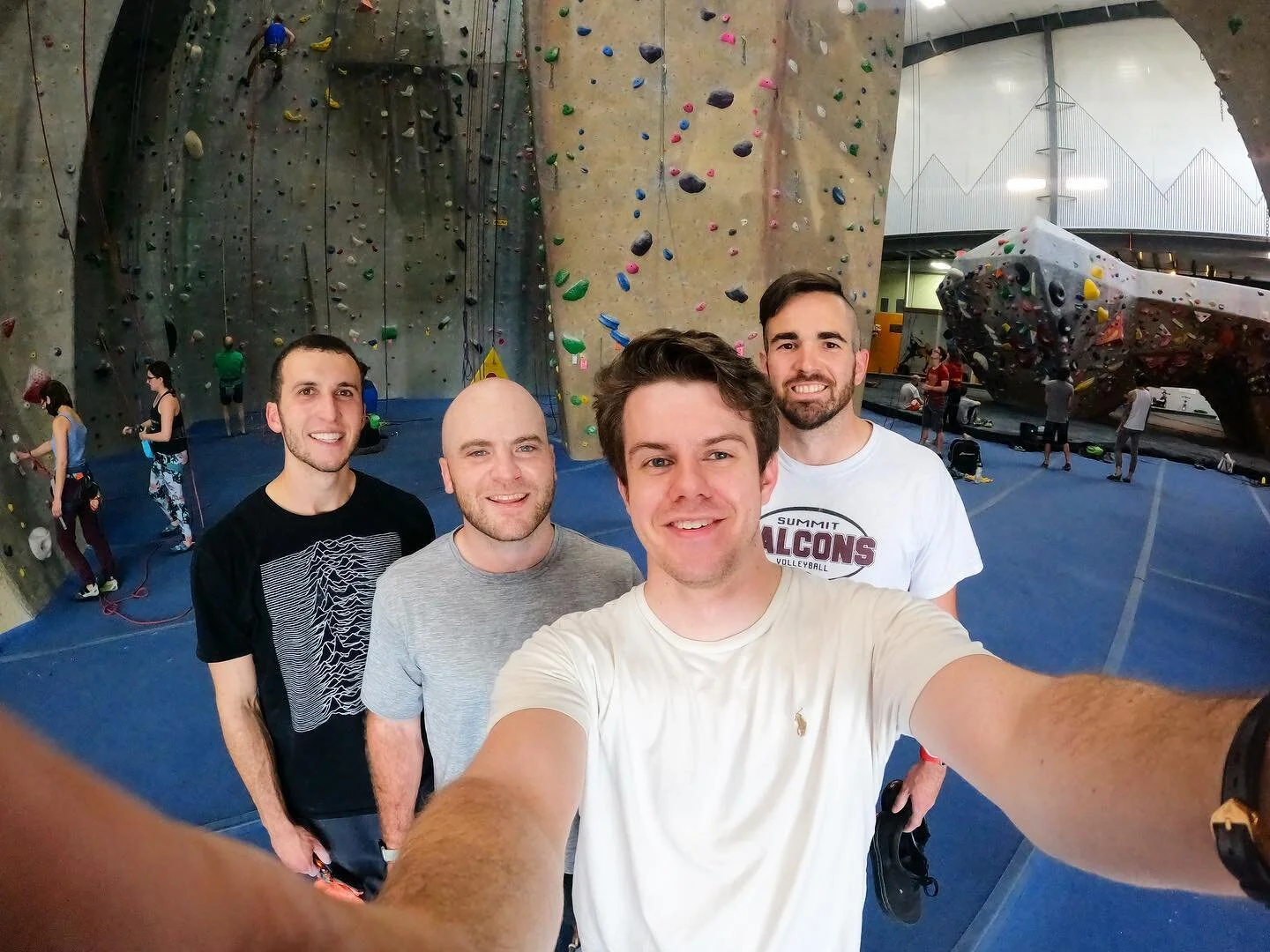 Who knew that committing to a Groupon with @amhummert would lead to climbing with @dannygoldsmith1 for a couple months. Picking this sport up this year has been so healthy for me. Satisfying and humbling. Met some great people along the way. Good luc