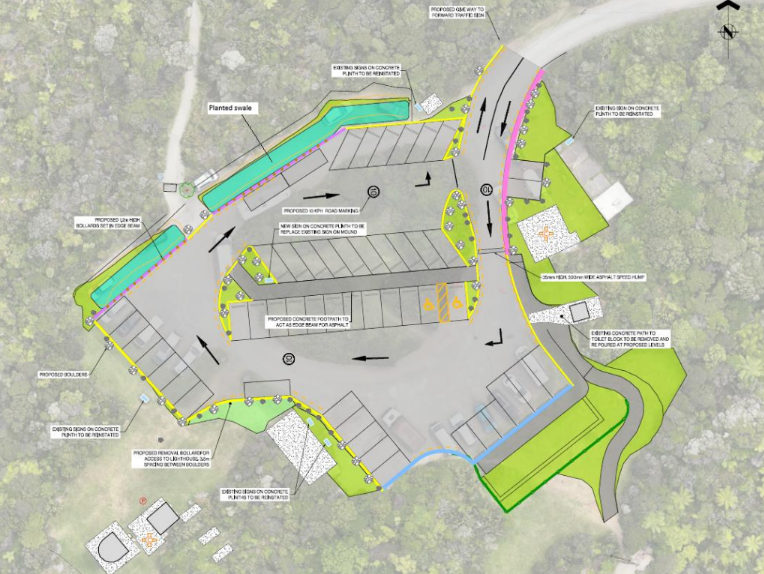 Mercer Bay Carpark Upgrade Details
