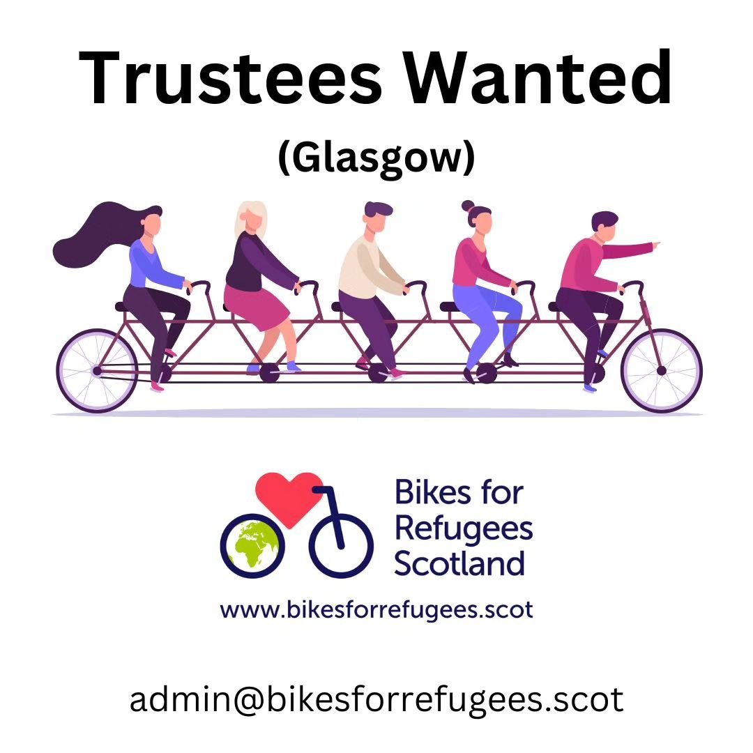 TRUSTEES WANTED (Glasgow based).
Exciting opportunity to join our board of directors and to help govern and shape the ongoing development of our successful charity.

Previous Board/Trustee experience is desirable but not essential.

Trustees will sha