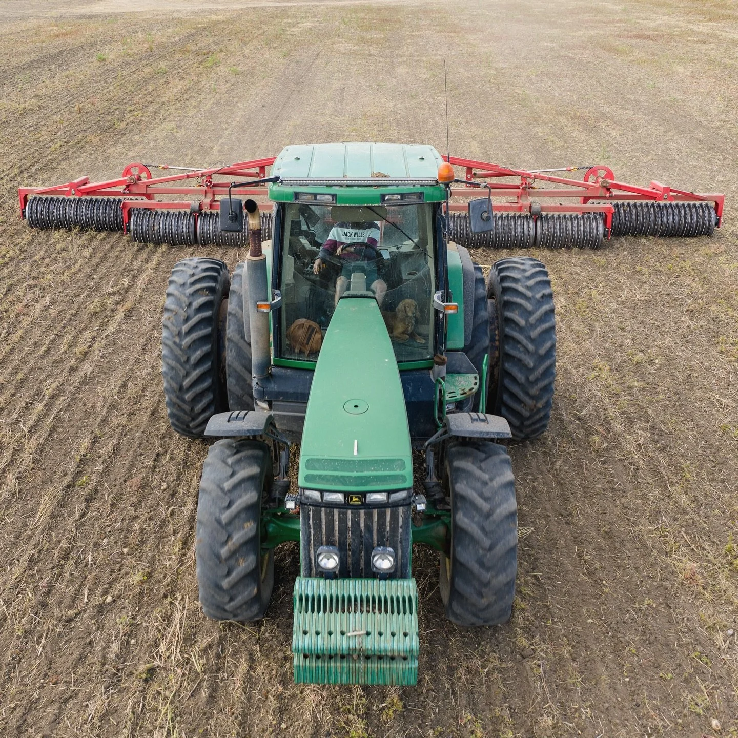 On the rolls! 🚜🚜

There&rsquo;s a ton of reasons why rolling is important after planting - helping make sure the ground is flat so there&rsquo;s nothing to pickup with the combine, helping with seed to soil contact to trigger germination and pushin