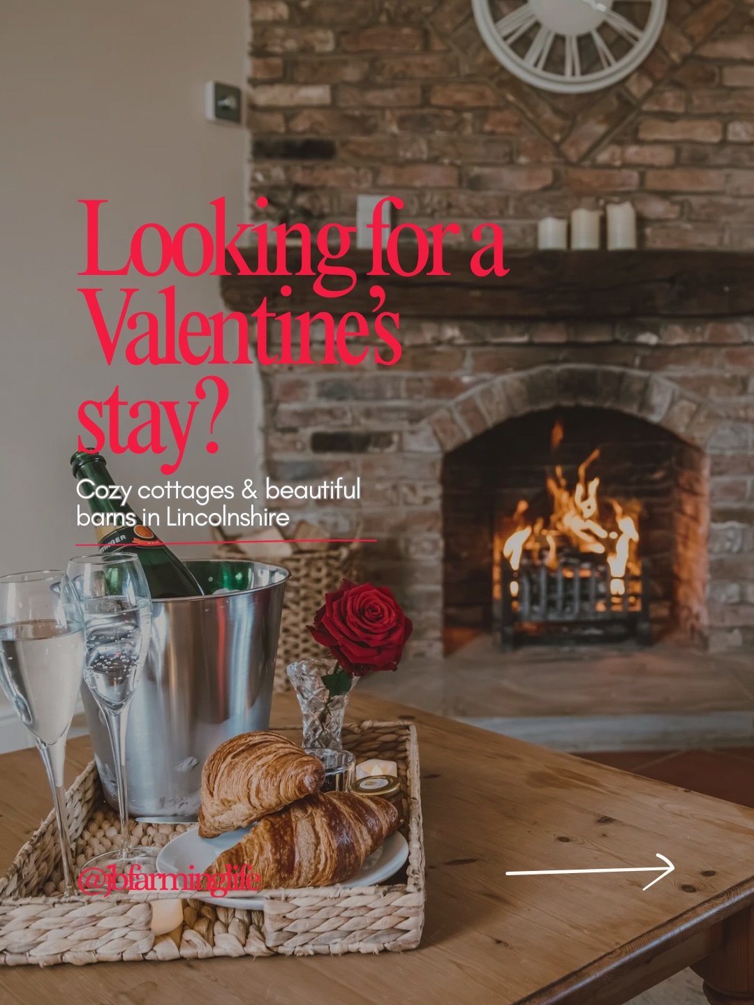 💕 February is all about love! 💕 

Our cozy cottages and barns are the perfect retreat for a romantic Valentine&rsquo;s escape, family adventure, or cozy night in with loved ones, human or furry. ❤️🥂 

Located near Lincoln, Woodhall Spa, and just u