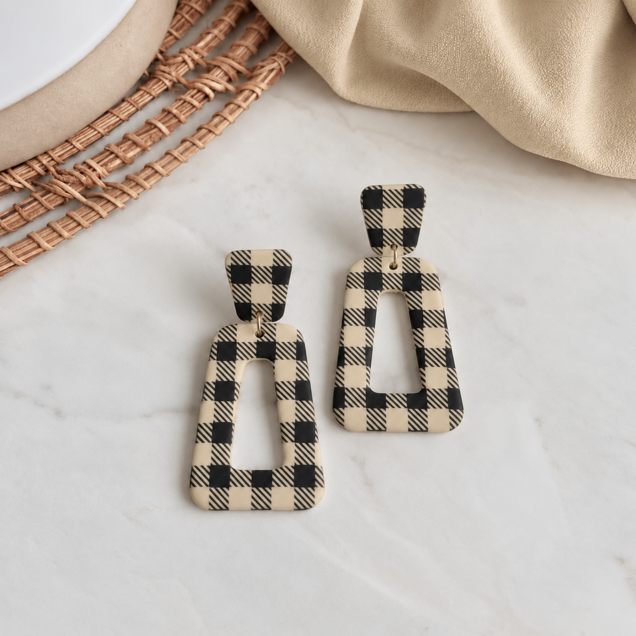 NEW ! Boucles d'oreilles Vichy