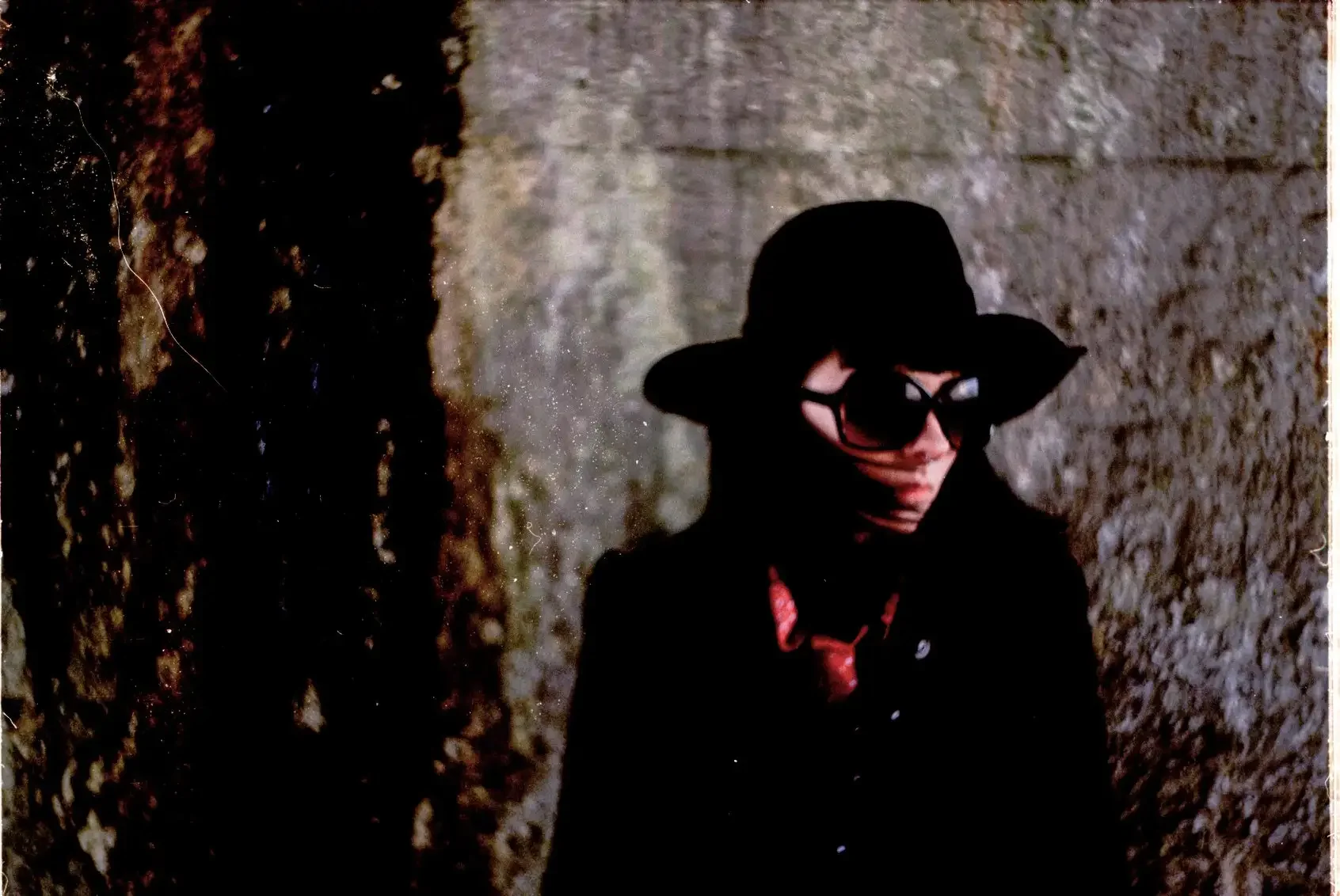 Lisa getting all 1960's spy in Plymouth on colour film