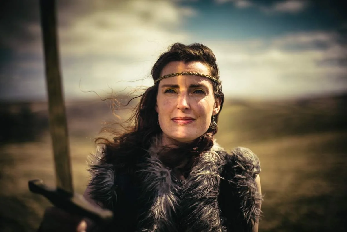 Actor Photoshoots in Devon - Meag Tarrant on Higher Tor on Dartmoor