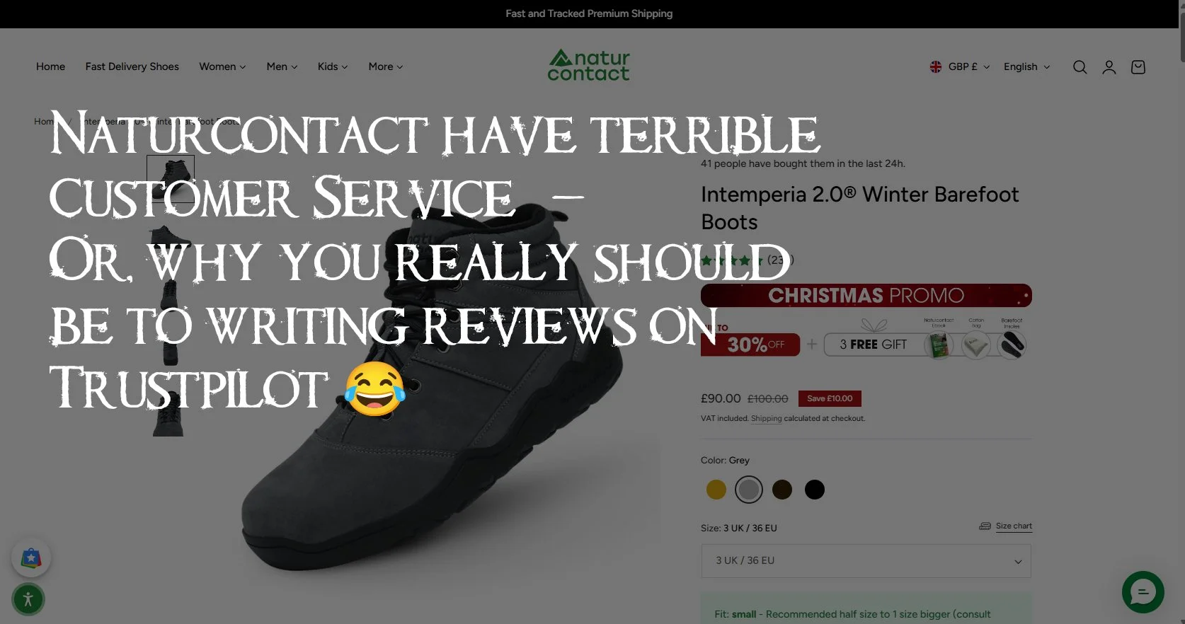 Naturcontact have terrible Customer Service  - Or, why you really should be to writing reviews on Trustpilot 😂