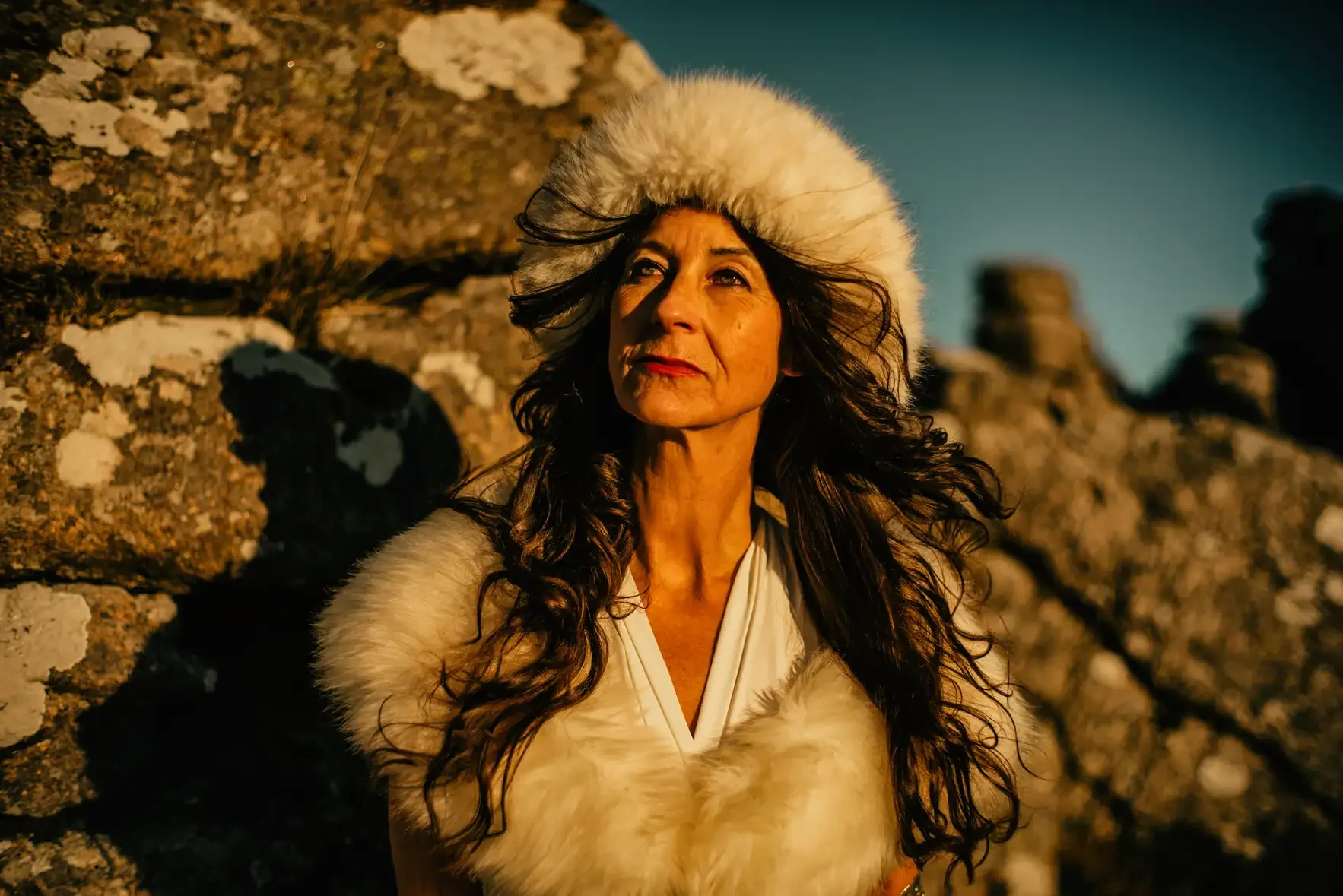 Spiritual Teacher Tara Beckerley - Chung photographed on Hound Tor by Glavind Strachan Photography