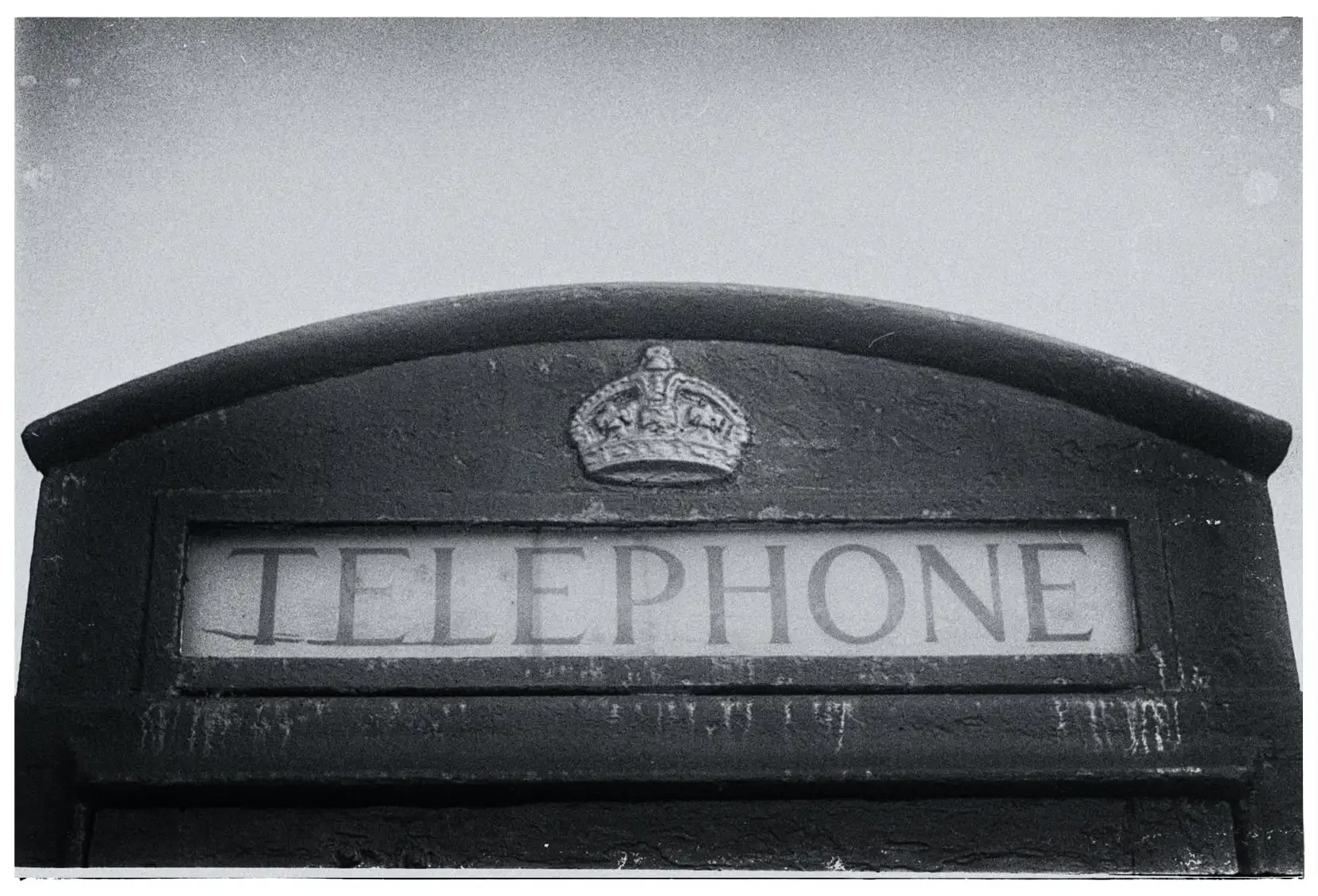 Dartmoor Phonebox shot on black and white film