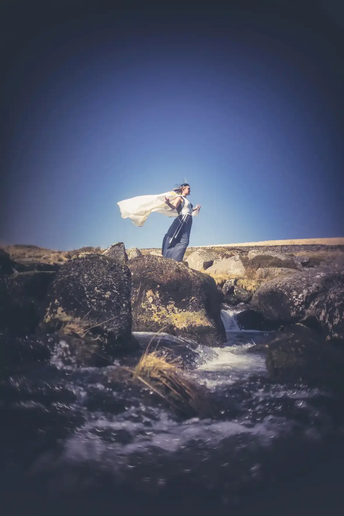 Helen Bruce - Communications Officer for the Dartmoor Preservation Association as St Gudula