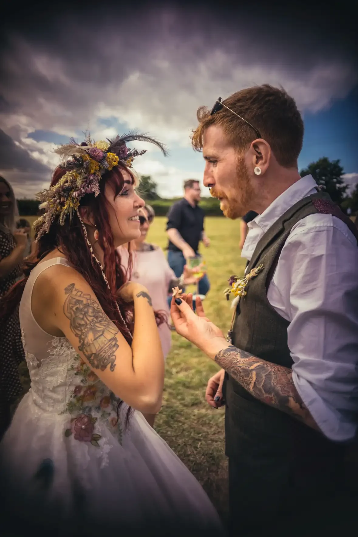 Handfasting Ceremony - Glavind Strachan Portrait Photoshoot