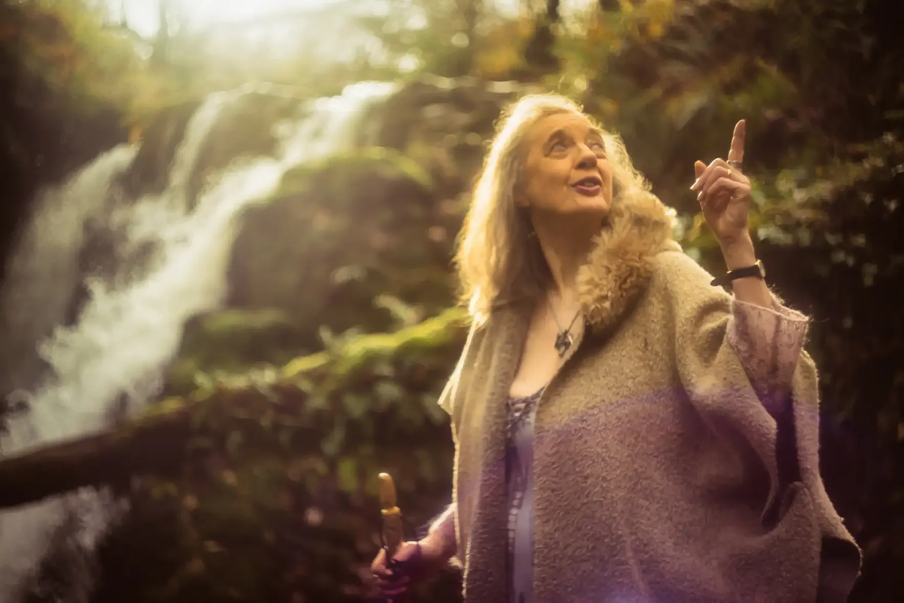 Poet Susan Taylor - Photoshoot at Venford Falls