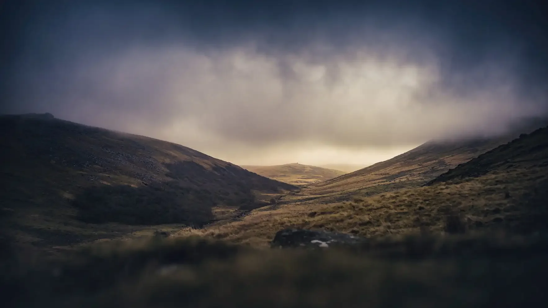 View from the top of Shelstone Tor on Dartmoor - Photograph by Glavind Strachan Photography
