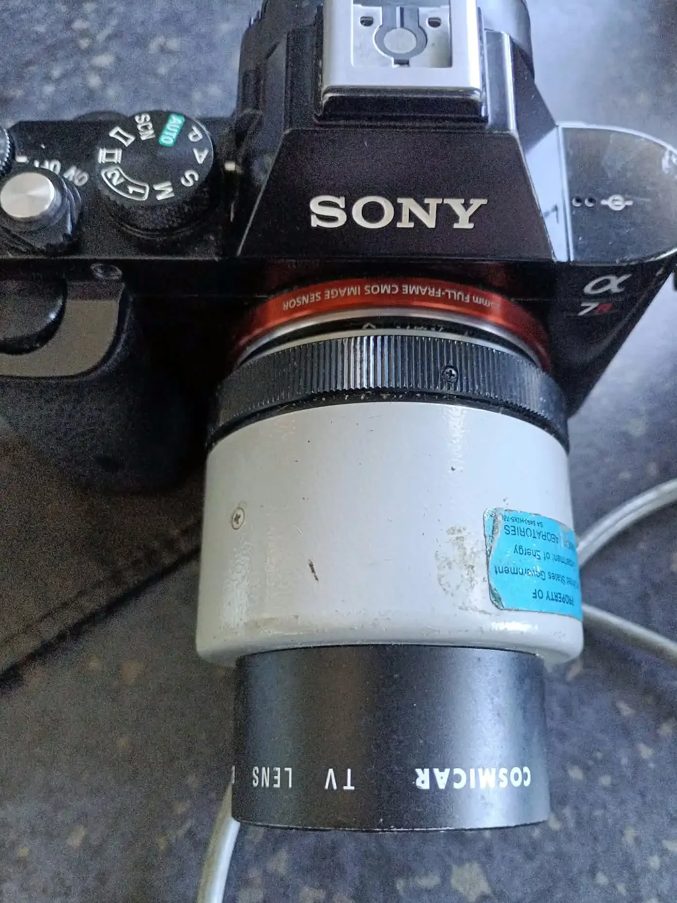 Cosmicar 75mm TV Lens Adapted to a Sony a7r