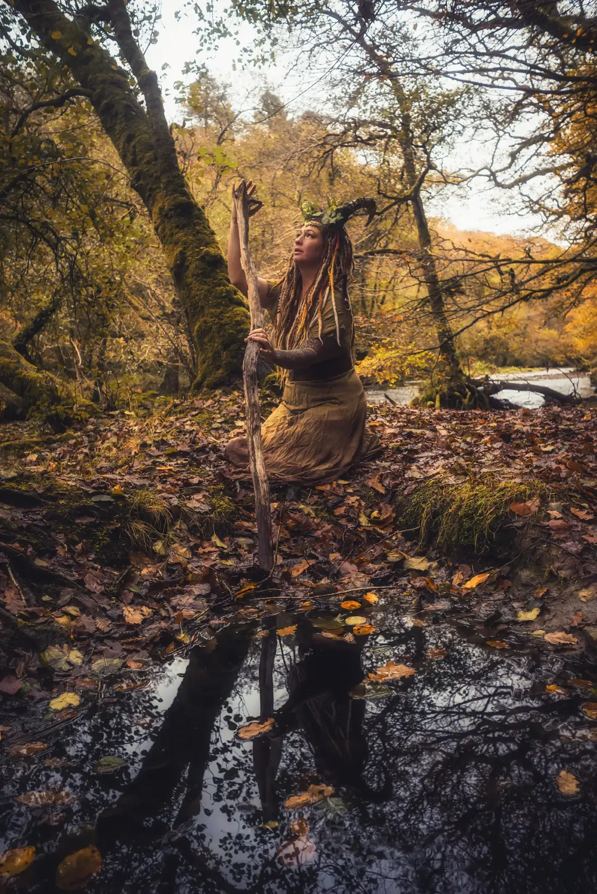 Devon Alternative Photoshoots by Glavind Strachan Photography - Wood Nymph