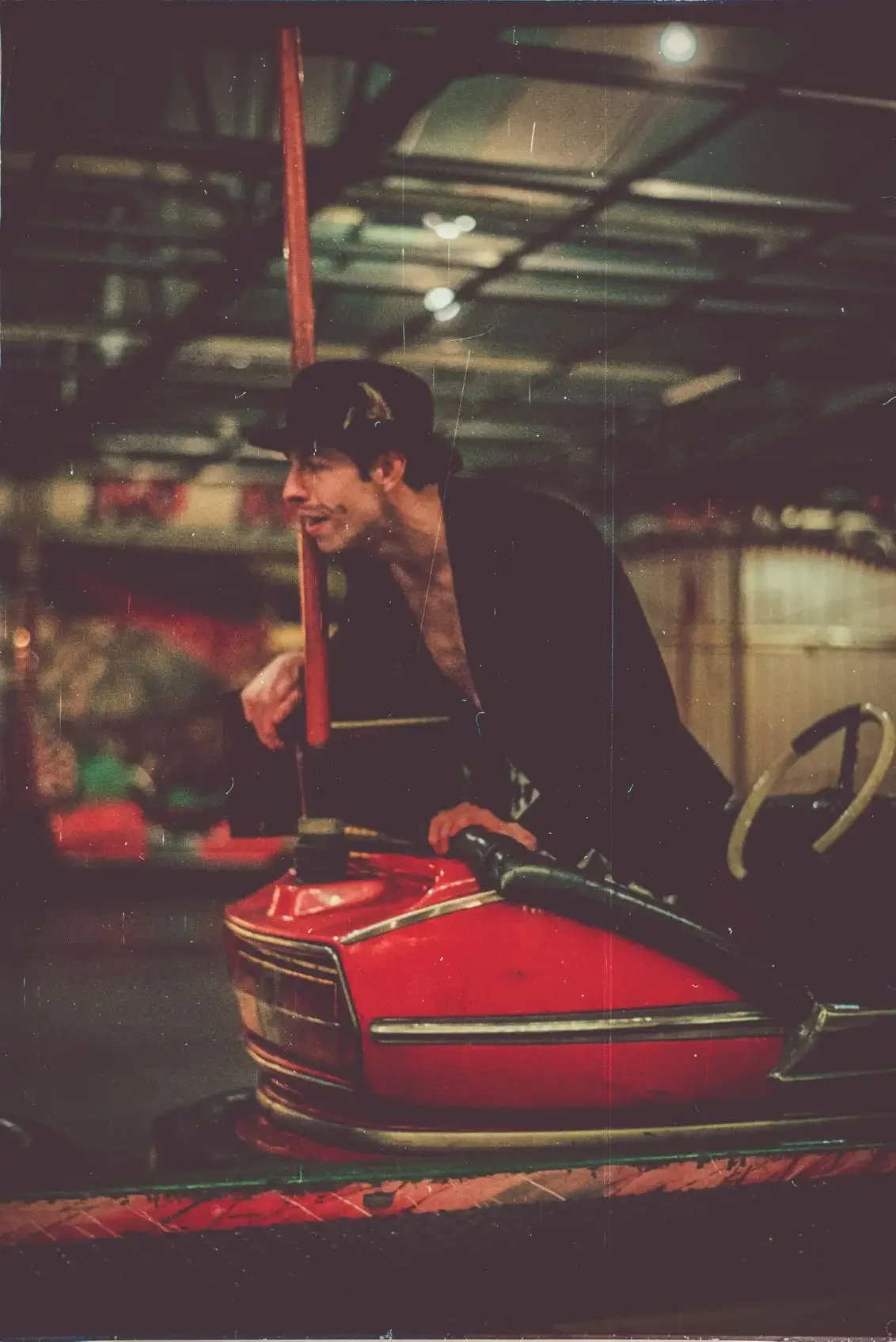 Band photography on colour film image at The Dingles Fairground Heritage Centre