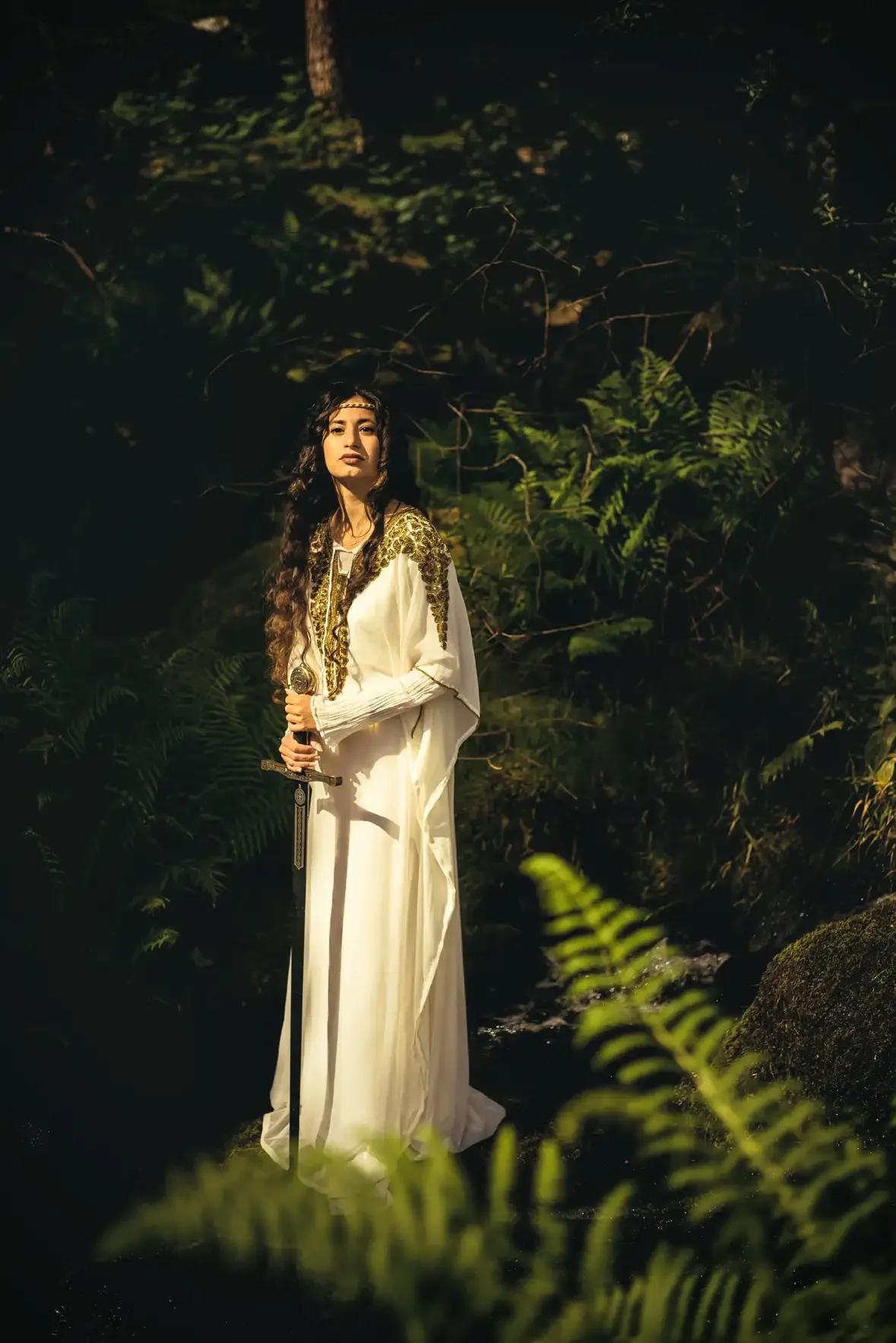 Alternative Portraits in Devon - Simona as The Lady of The Lake - Dartmoor