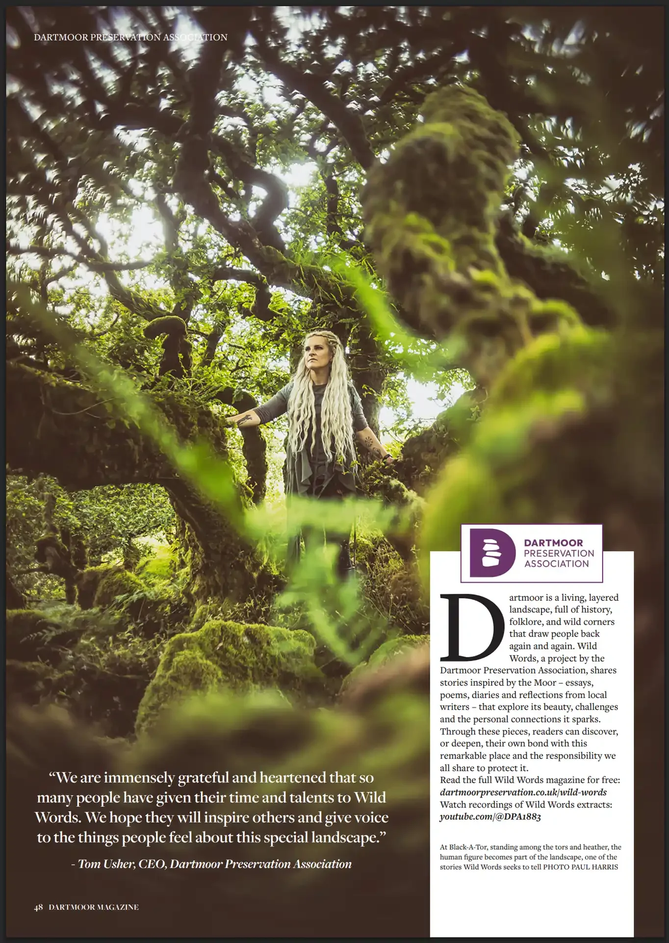 Helen (Communications Officer) from The Dartmoor Preservation Association - shot on a £20 Pentax 110 24mm lens by Glavind Strachan Photography