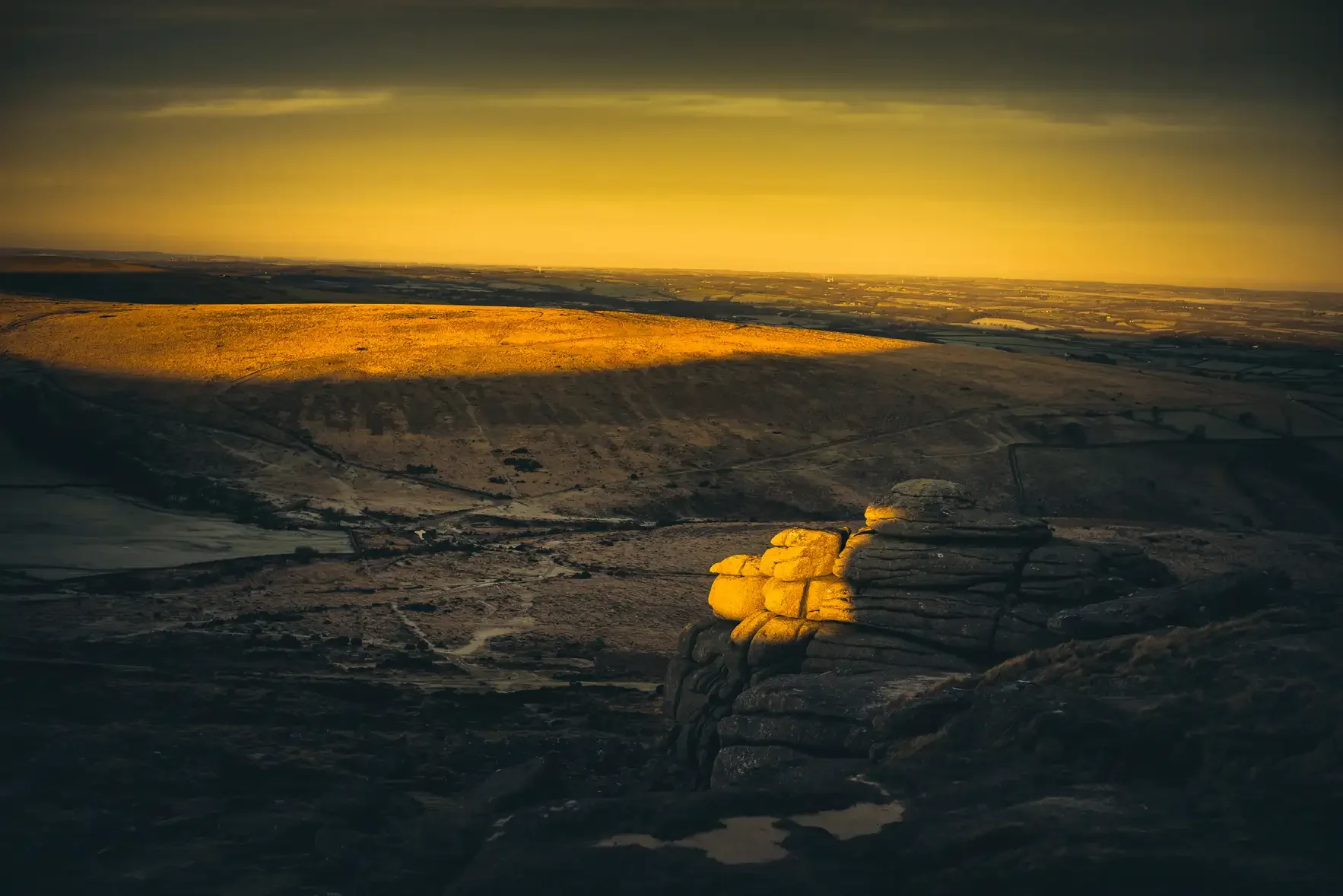 Sunrise at Higher Tor