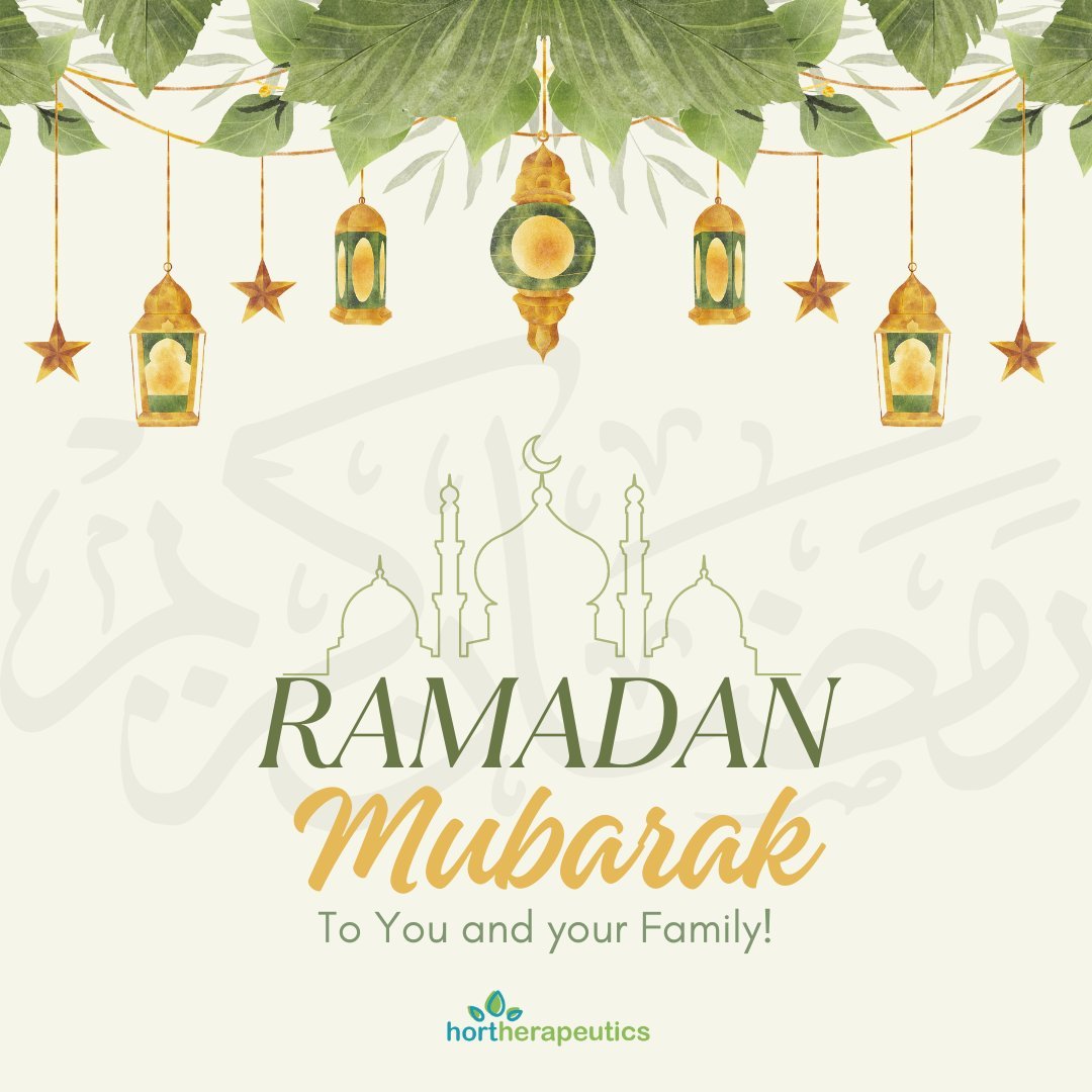 Ramadan is a sacred time for spiritual reflection, self-improvement, self-reflect and purification of the soul. May this holy month bring you ever closer to enlightenment. Hortherapeutics wishes all our Muslim friends around the globe a healthy, mean