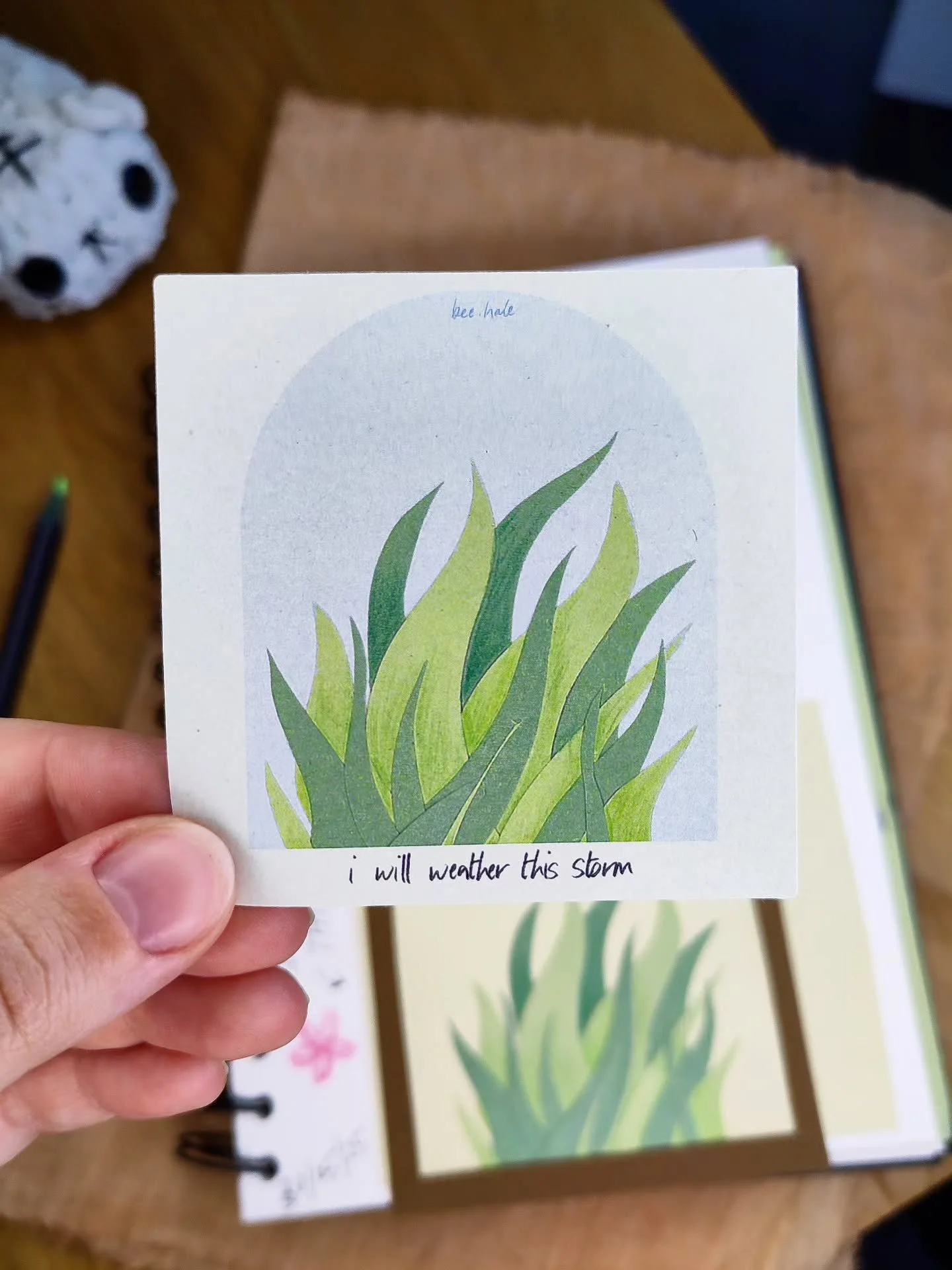 I will weather this storm 🌪️ Available in my shop - link in bio ✨
&bull;
#sticker #cuteart #cutesticker #cutestationary #stationary #neurodivergent #neurodiversity #mentalhealth #affirmations #positivity #autism #motivationalquotes