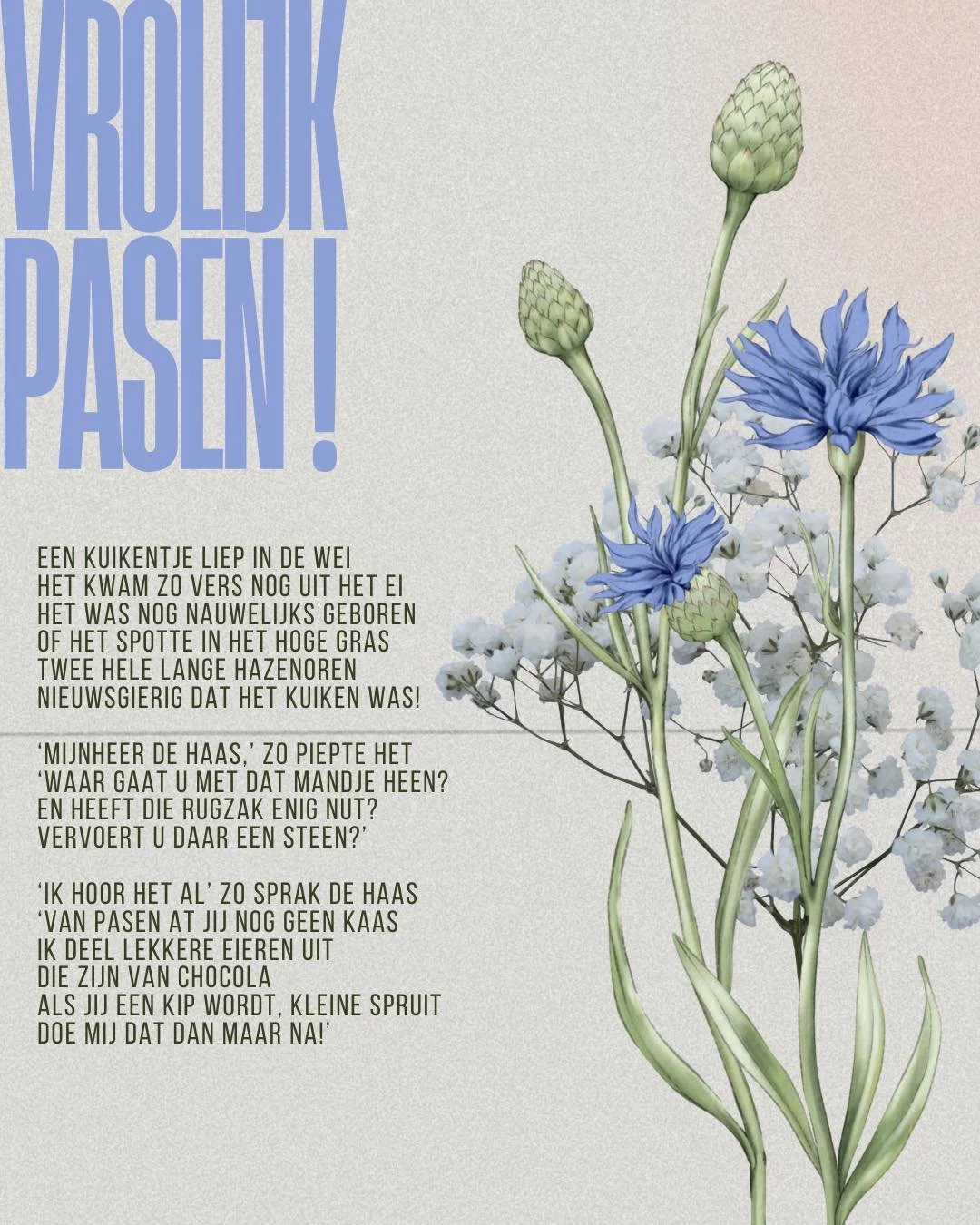 Pasen: de enige dag waarop het sociaal aanvaard is om chocolade te eten als ontbijt.&rdquo;

Pasen today, dieet morgen 🐣🍫
Prioriteiten, mensen. #kapsalonzonderafspraak #xantippe_belgium