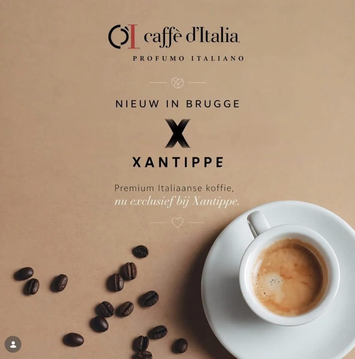 caffeditaliabelgium
Vanaf vandaag geniet je bij Kapsalon Xantippe in Brugge van onze premium Italiaanse koffie Caff&egrave; d&rsquo;Italia ☕🇮🇹

Vanaf vandaag geniet je bij Kapsalon Xantippe in Brugge van onze premium Italiaanse koffie Caff&egrave; 
