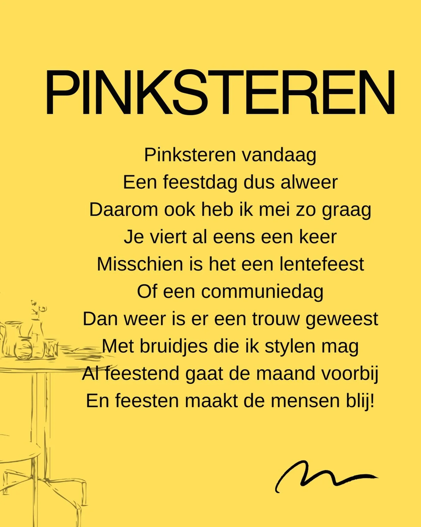 Met Pinksteren komt de zomer niet binnengewandeld. Ze trapt de deur open.&rdquo; ☀️🌿#xantippe_belgium #zonderafspraak#pinksteren #clubbruggekampioen #feest