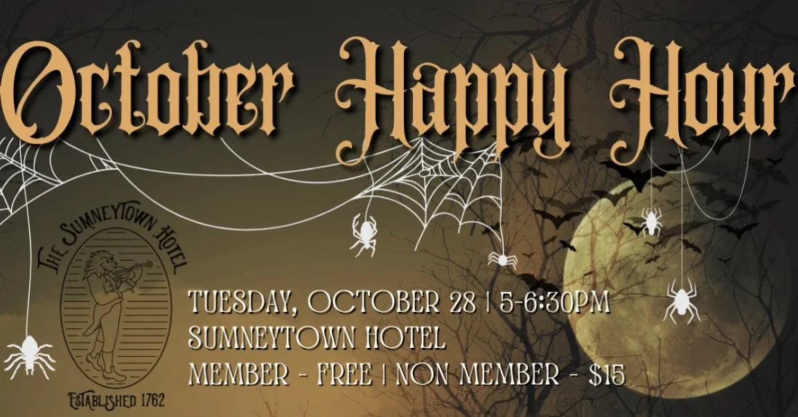 Join @upvchamber at @sumneytownhotel on Tuesday 10/28 5pm-6:30 for a festive evening filled with great drinks, delicious food, friendly competition, and plenty of seasonal fun!

Costumes are highly encouraged &mdash; this year&rsquo;s theme is Witche
