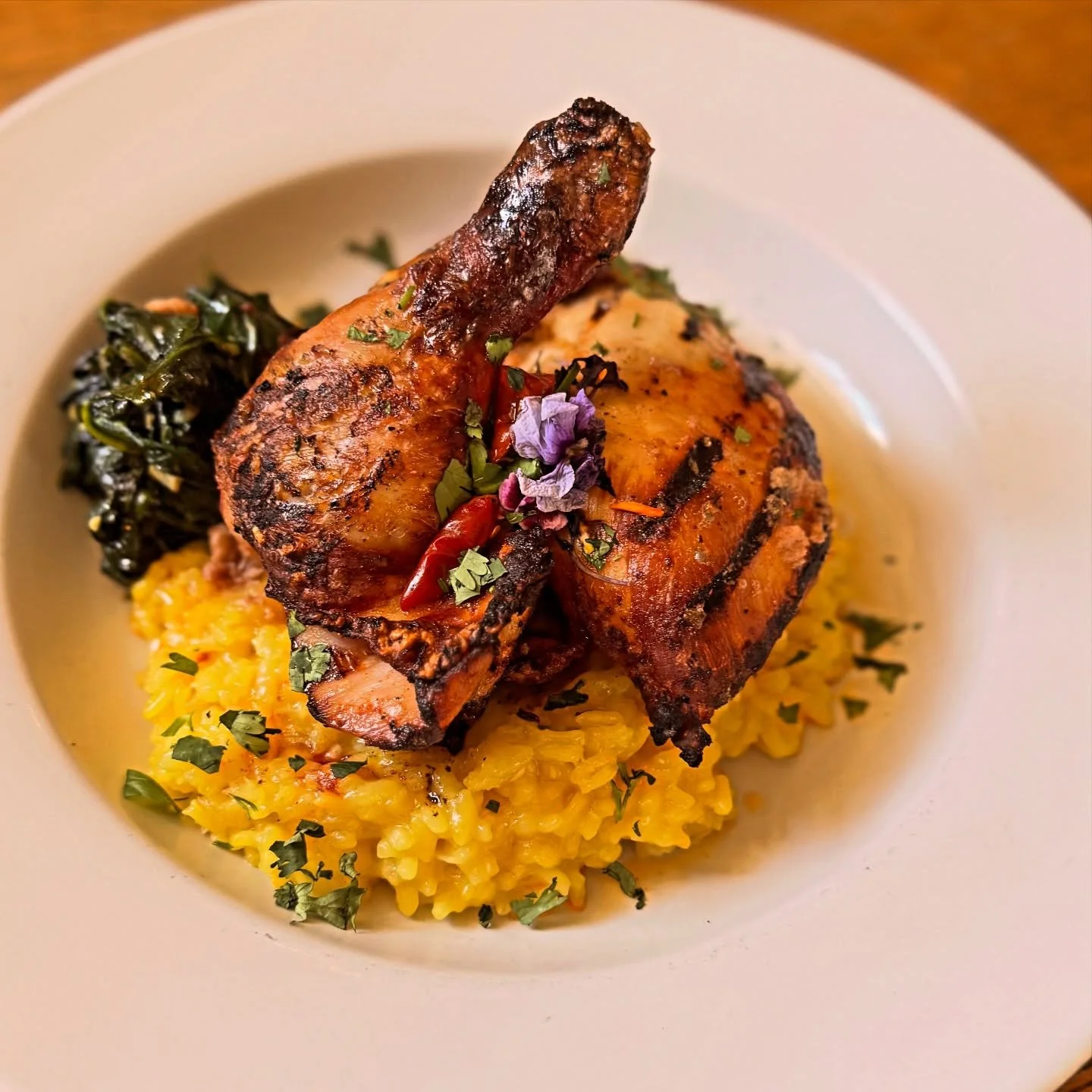 Guess who&rsquo;s baaaackkkk&hellip;she&rsquo;s a little bit spicy, and a whole lot tender. ⚡️The new seasonal menu is here full of favorites &amp; new delish dishes. ⚡️
.
.
FEATURES 4/21-4/25

SOUP //
cajun chicken
corn, noodles, cabbage, &amp; cila