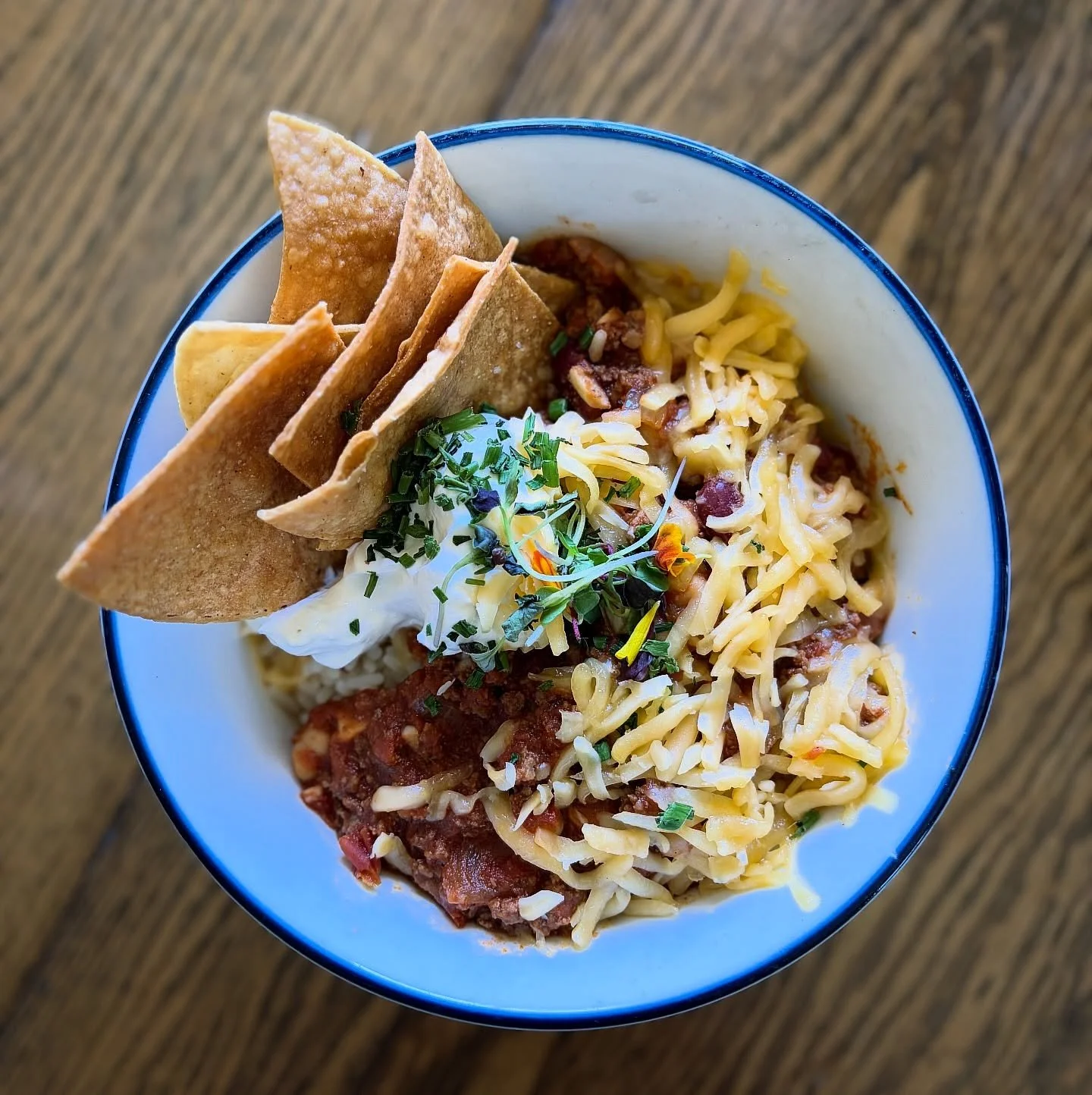 It&rsquo;s truly a beautiful day in the neighborhood. The porch is ready for ya, and this chili for lunch too! 

FEATURES 5/12 - 5/16

SOUP // 
brocolli cheddar
sour cream, chives 

CLAMS //
harissa &amp; olives

APPETIZER //
pica pau
portuguese snac
