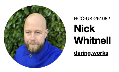 Nick Whitnell B Corp Consultant