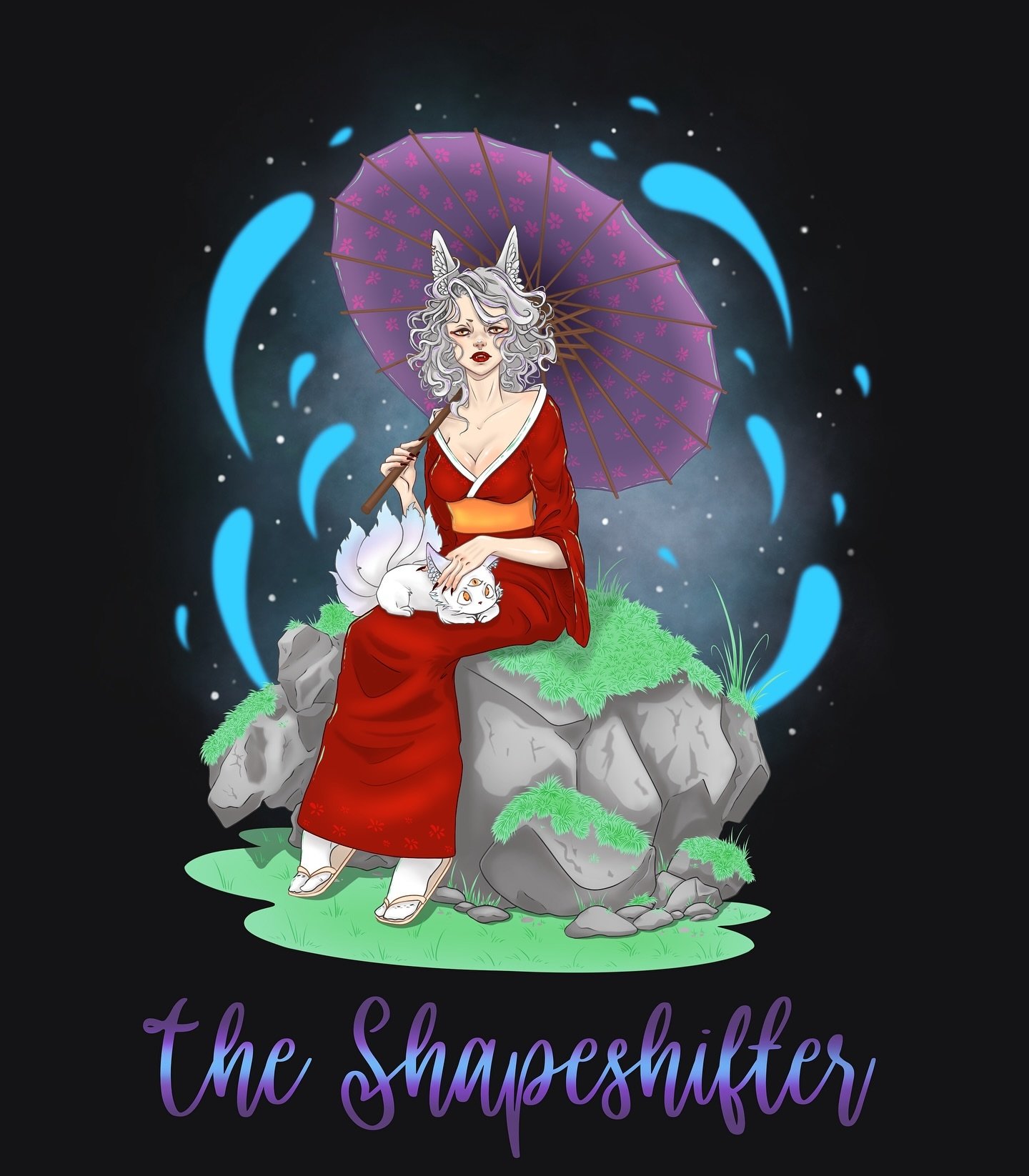 2. Shapeshifter @drawtober 

I finally finished it. The start of this month wasn&rsquo;t great for me, first I got really sick, then got my wisdom tooth removed. I&rsquo;m still in severe pain and also experiencing photophobia.. also todays situation