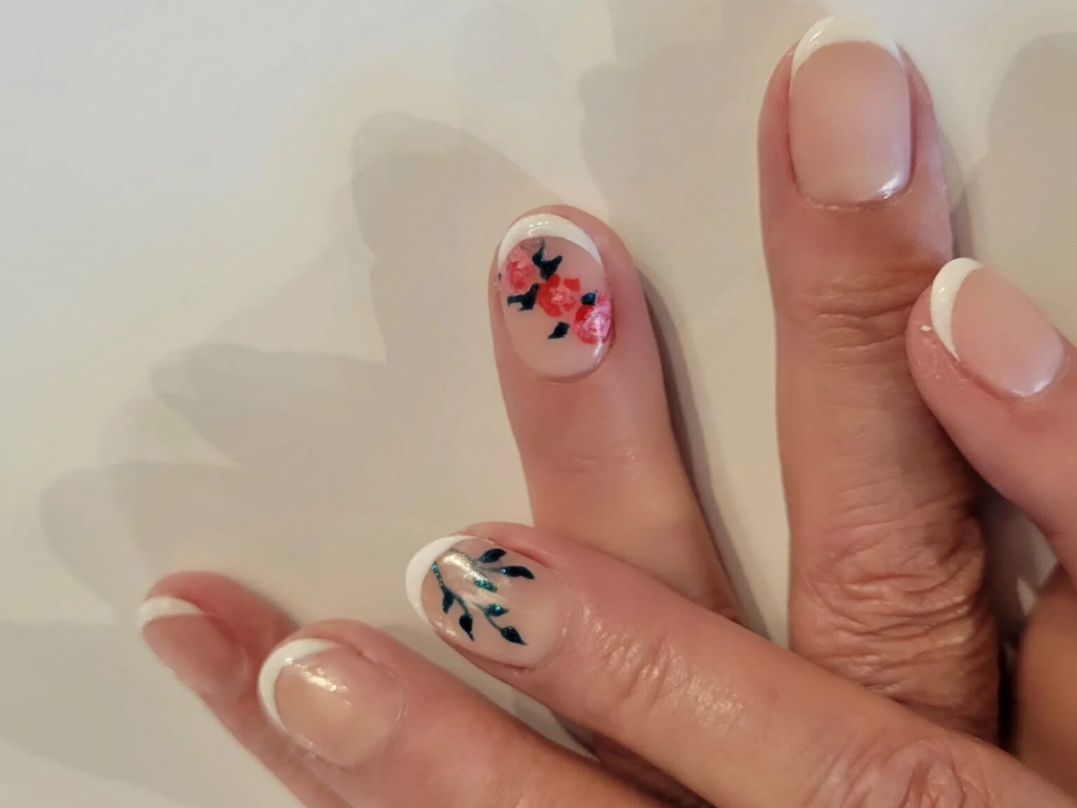 French Nails- Hand Design by Sherry
