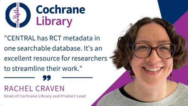 Simplify your search for trial information with CENTRAL! Cochrane Central Register of Control Trials is a concentrated and searchable database of randomized control trials metadata. 📷 Try a search here: https://buff.ly/3VnqtZR